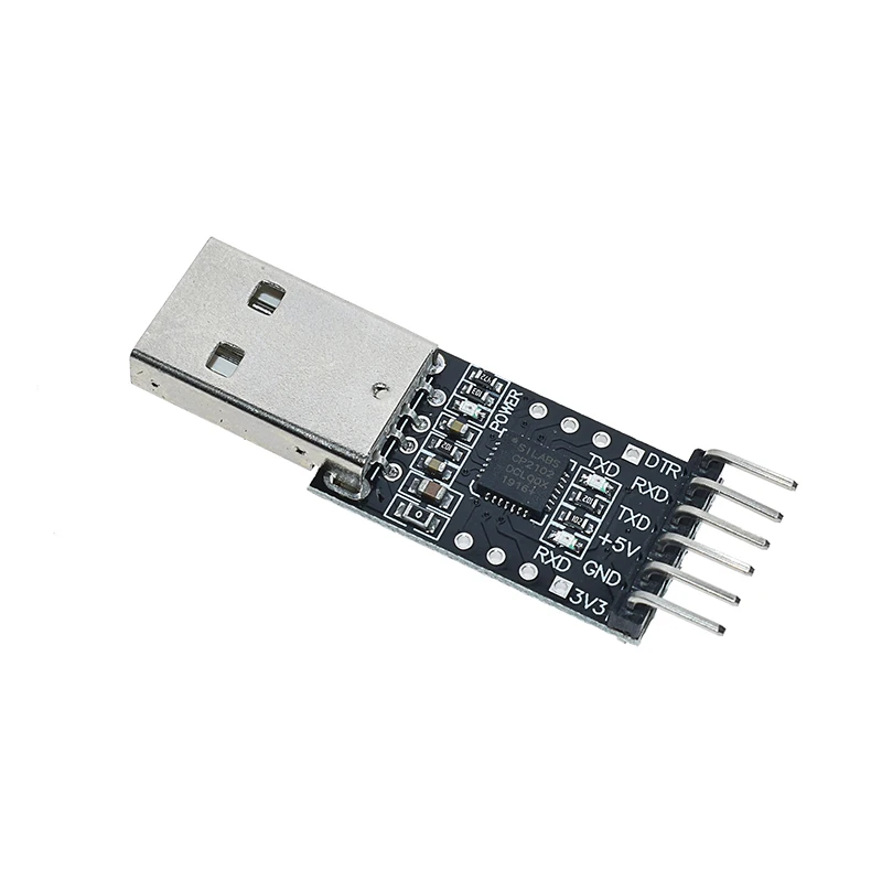 CP2102 USB 2,0 UART ttl 5PIN Соединительный модуль последовательный преобразователь STC заменить FT232 CH340 PL2303 - Цвет: CP2102