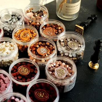 

100pcs Pearl White stamp wax Vintage Wax Seal Stamp Tablet Pill Beads for Envelope Wedding Wax Seal Ancient Sealing Wax