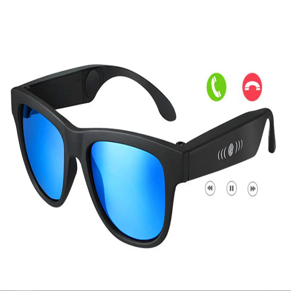 

Touch Bone Conduction Sunglasses Wireless Headphones Bluetooth Earphone Sports Headset Hearing Aid Bluetooth Phone Handsfree