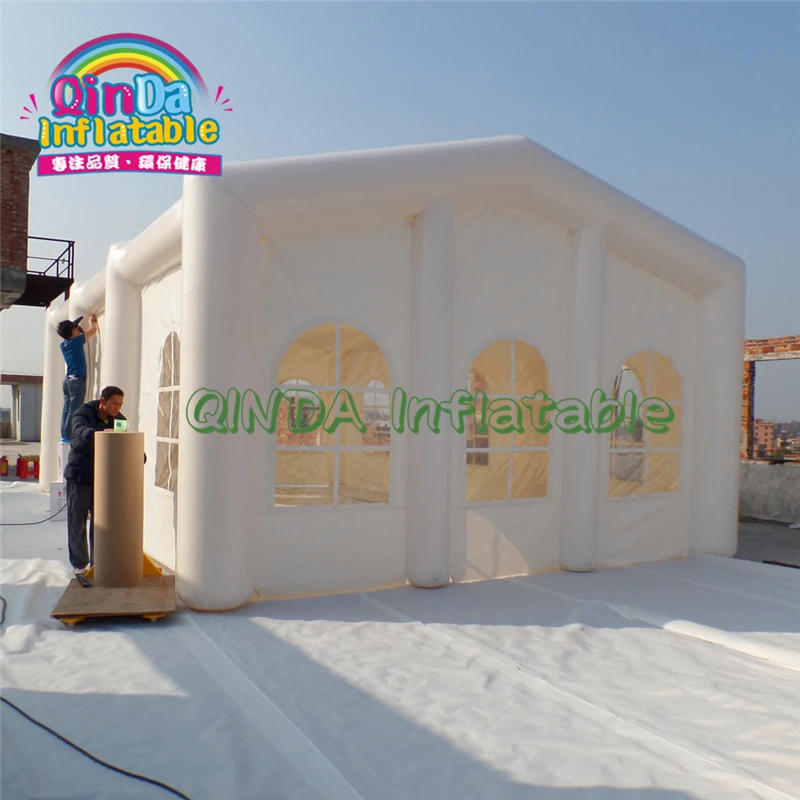 

Superior giant sewed outdoor party event white inflatable wedding tent/ party tent inflatable for sale