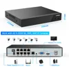 H.View 4K 8Ch Poe Nvr Cctv Security System H.265 Video Audio Recorder 8Mp Network Surveillance For Poe Ip Camera Onvif ► Photo 2/6