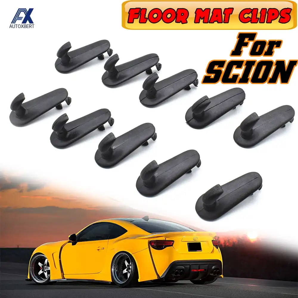 10pcs Car Floor Mat Clips For Scion Fr S Tc Xa Xb Xd Chr Carpet