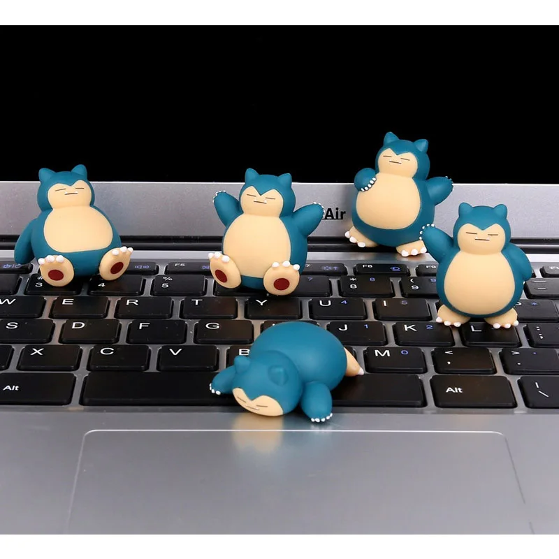Takara Tomy 5 шт. Брелок с фигуркой храпа детские подарки модели игрушки Пикачу