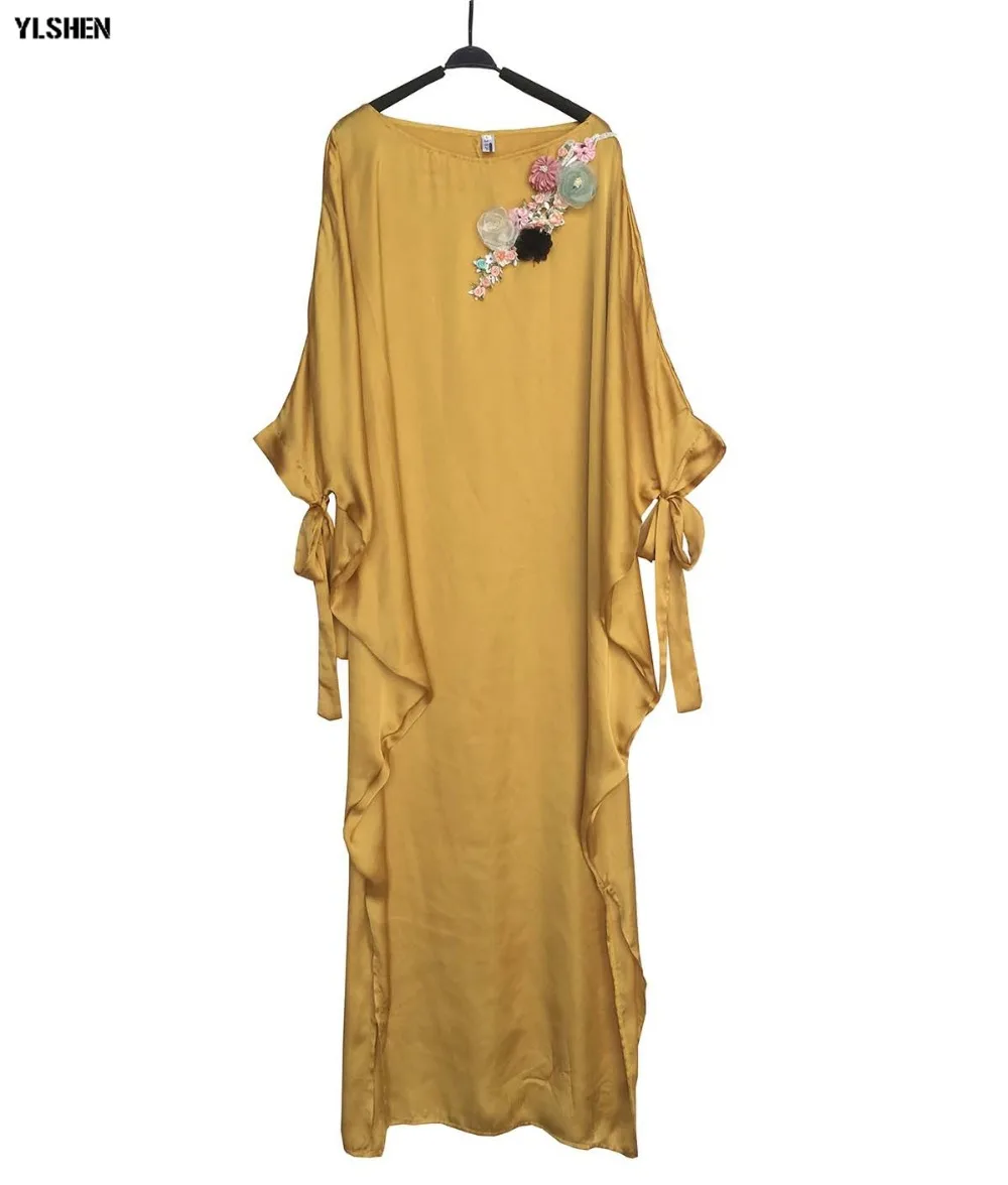 2019 African Dresses for Women Plus Size Boubou Africain Dashik Bow African Clothes New Flowers Robe Africa Dress Outfit Woman 08