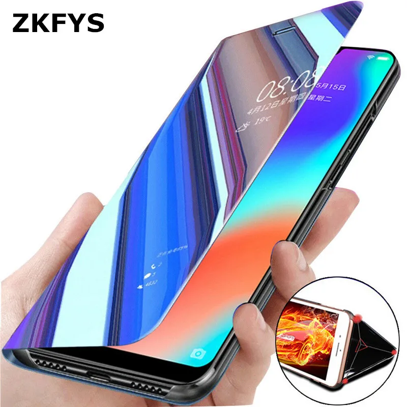 Smart Mirror Phone Cases For Iphone 7 8 6 6s Plus Window Clear View