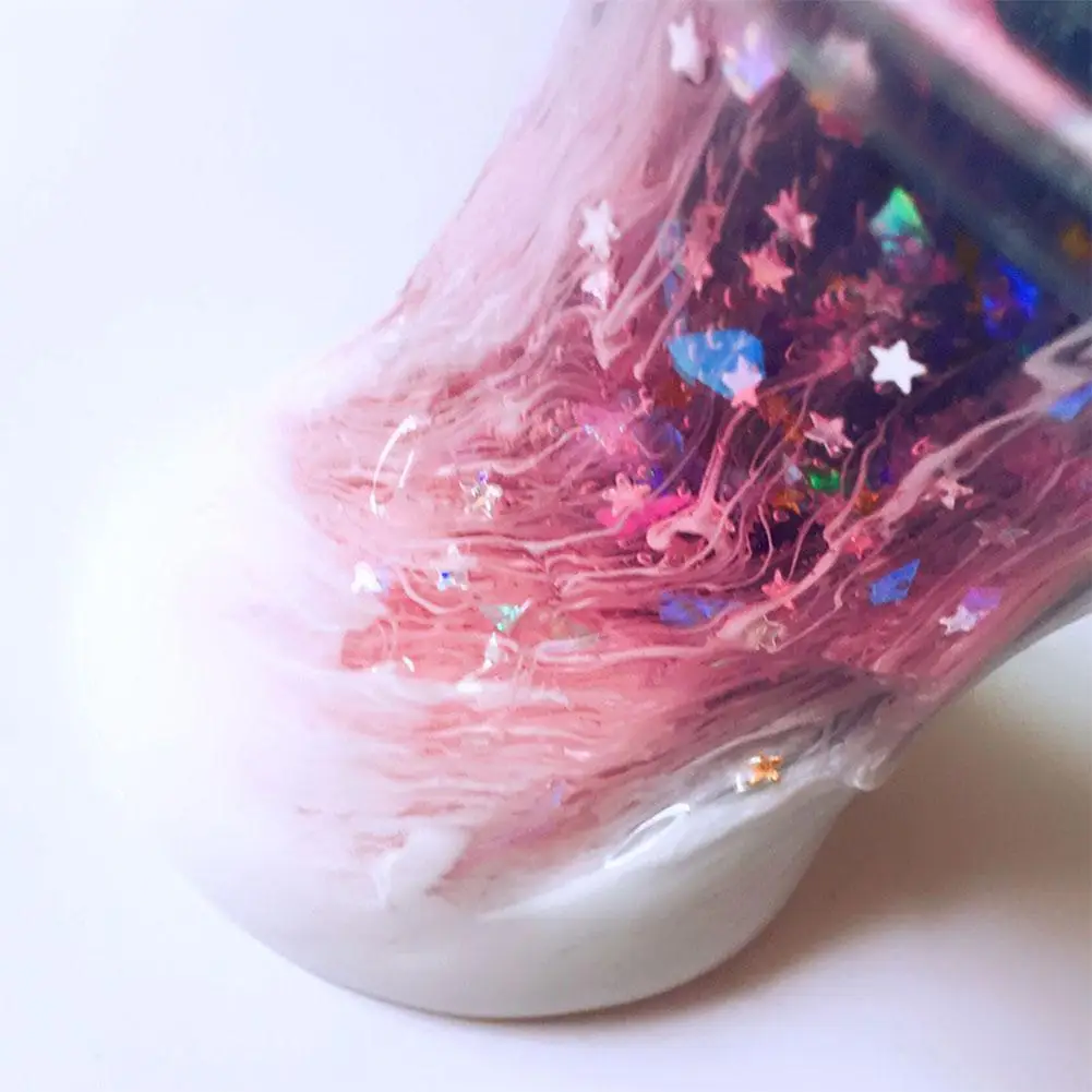 Starry Clouds Slime Colorful DIY Fluffy Sequins Crystal Mud Educational Toys Gift