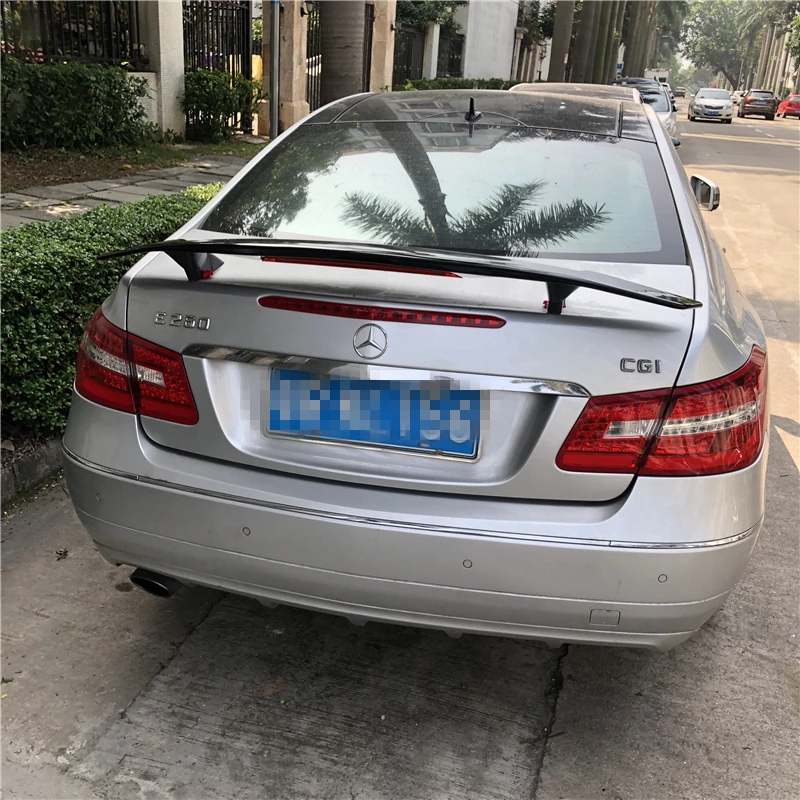 Спойлер для W212 купе 2006 2018 спойлер Mercedes Benz E CLASS TF АБС пластик автомобиля заднего
