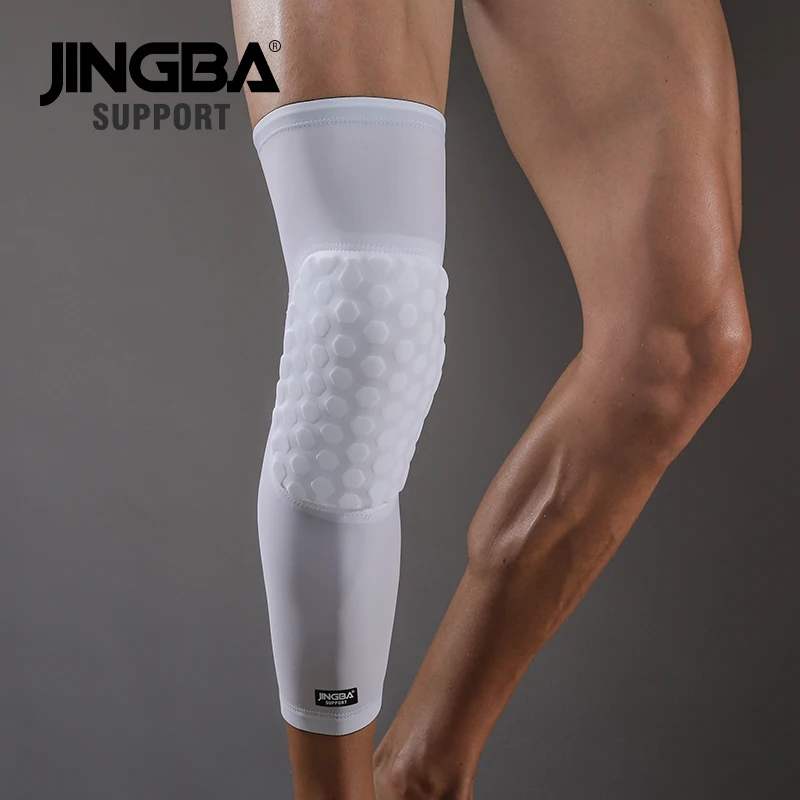 JINGBA SUPPORT 1PC Honeycomb protector Safety Basketball knee pads support Volleyball knee brace support Sports protector