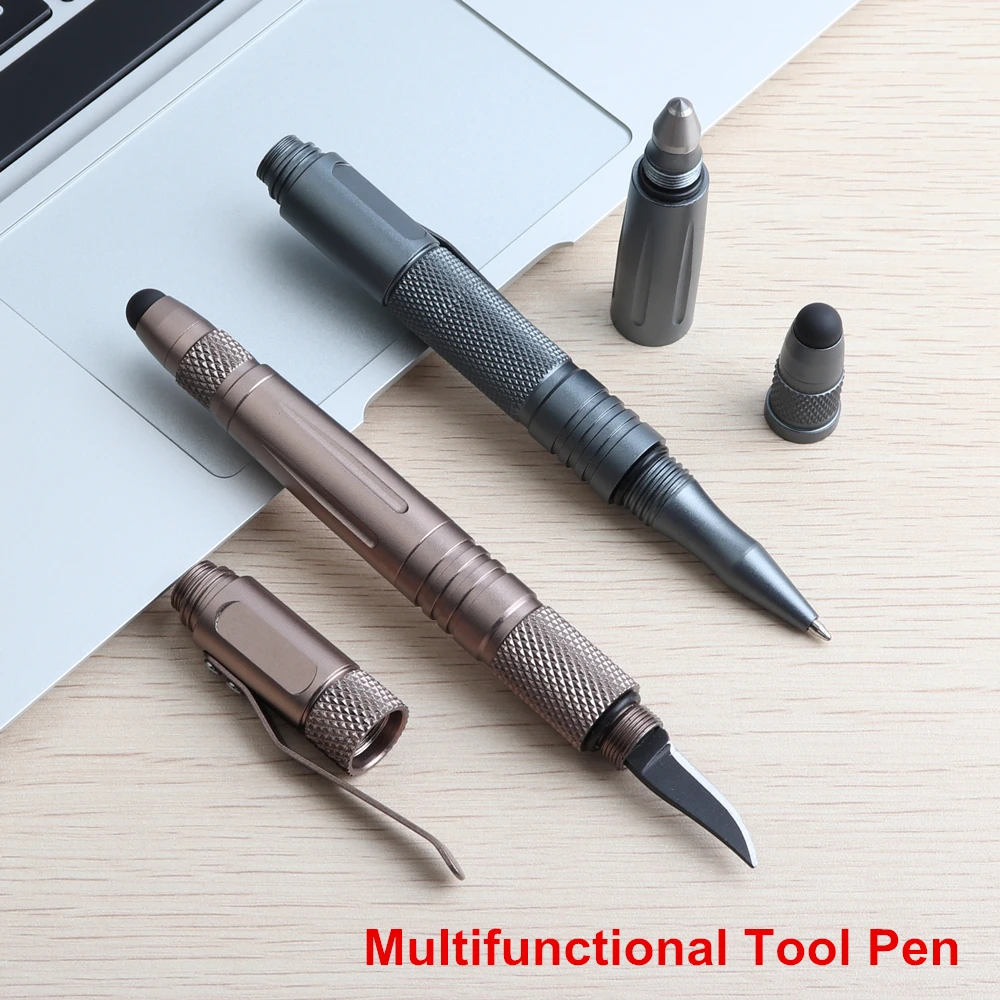 1 шт. GENKKY многофункциональная ручка для самозащиты металлический стилус Полезная тактическая ручка для стеклоподъемника хорошая подарочная ручка
