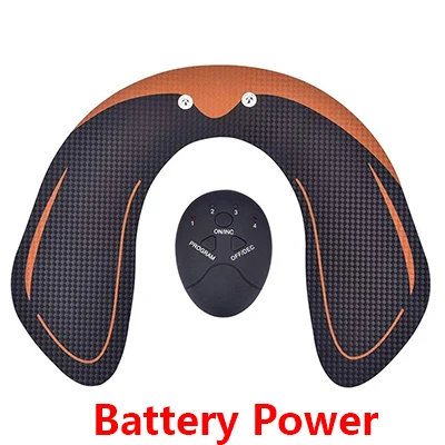 Battery Power Hip Электростимуляция мышц стимулятор брюшного пресса электроestimulador мышечный тренажер для бедер для похудения тела фитнес-массажный пояс для дома - Цвет: Battery Power Hip