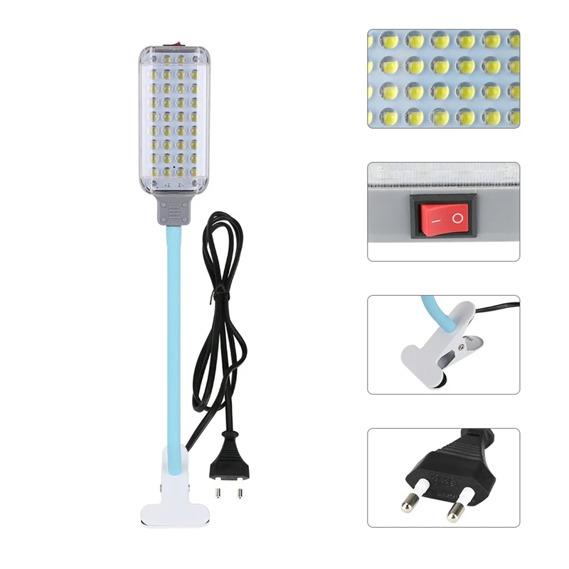 34SMD высокой яркости перезаряжаемый светодиодный светильник для работы на открытом воздухе Многофункциональный светильник для обслуживания s-зажим типа Deak лампа Настольный фонарь