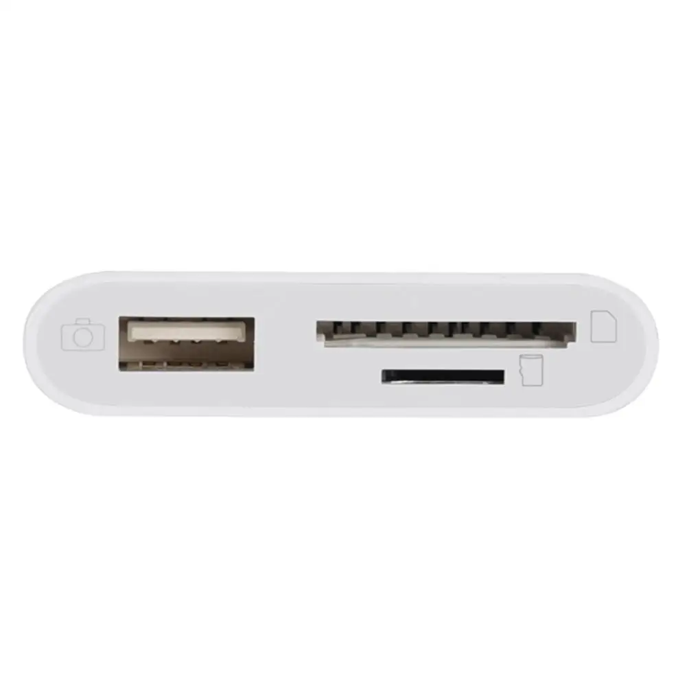 Для IPhone IPad 3 в 1 адаптер USB2.0/SD/TF карта Plug And Play многофункциональная камера Комплект OTG кардридер USB адаптер
