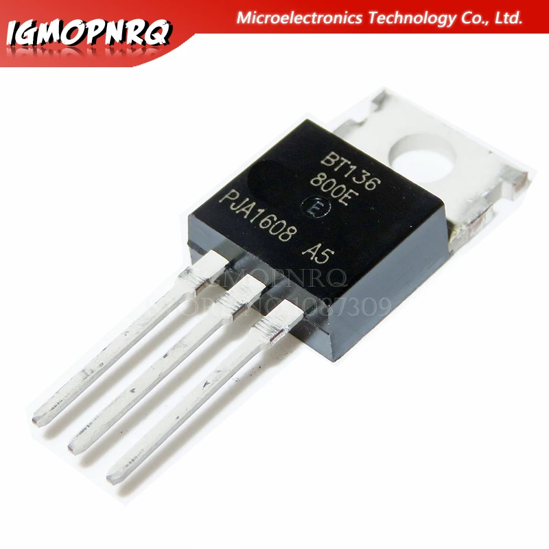 5 шт. BT136-800E BT136 BT136-800 800 в 4A Triacs RAIL TRIAC TO-220 новый оригинальный | Электронные