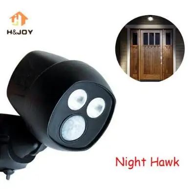 

Night Motion-Activated Hawk Wireless LED Sportlight Super Bright Doorway Lights Keep Your Home Safe and Secure Light Night Hawk