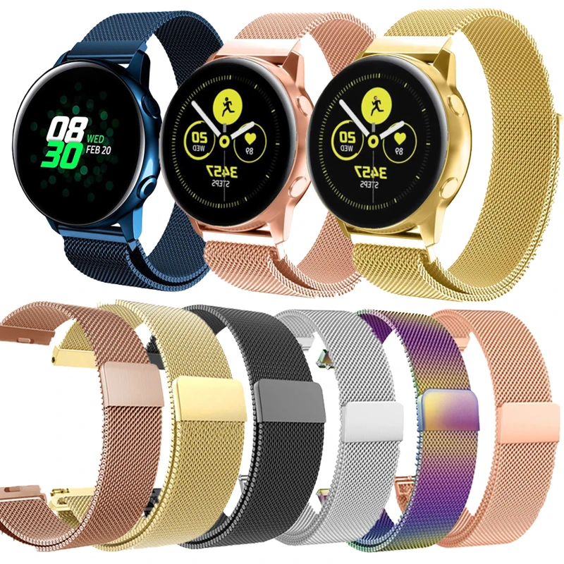 20 мм/22 мм ремешок для наручных часов из нержавеющей стали Samsung gear s3