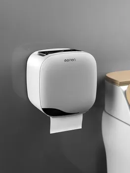 

Toilet Tissue Box Toilet Toilet Paper Shelf Toilet Carton Punch-free Waterproof Roll Carton Creative Carton Toliet Paper Holder