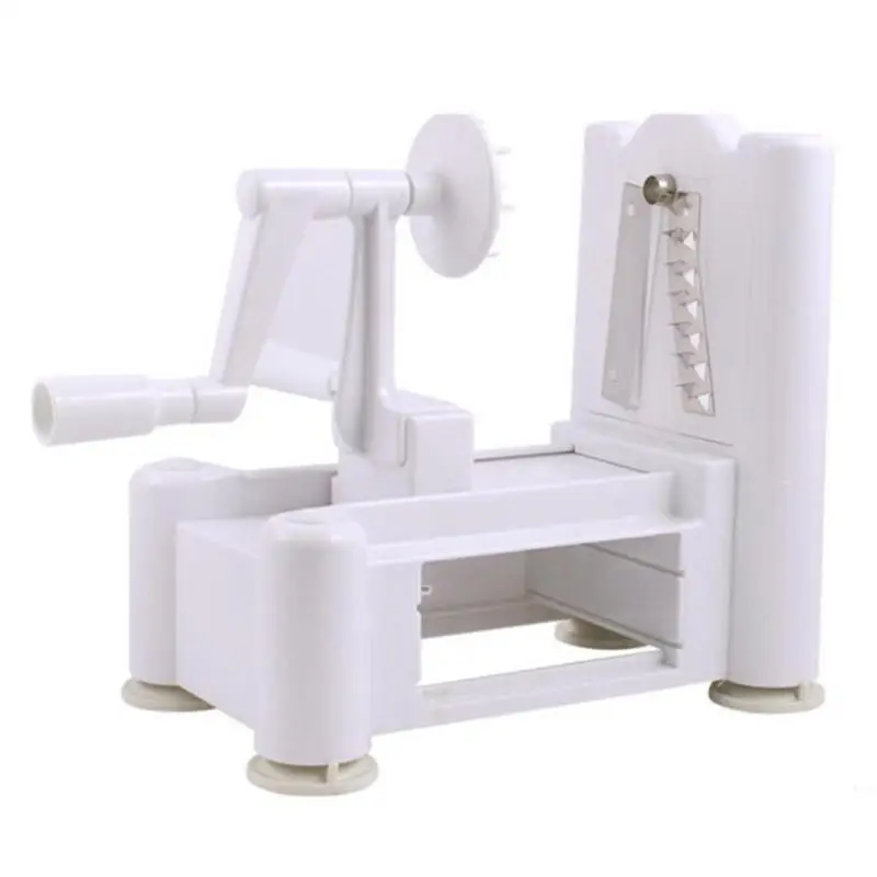

Hand-Cranked Spirality Vegetable Slicer Fruit Chopper Cutter Kitchen Tool