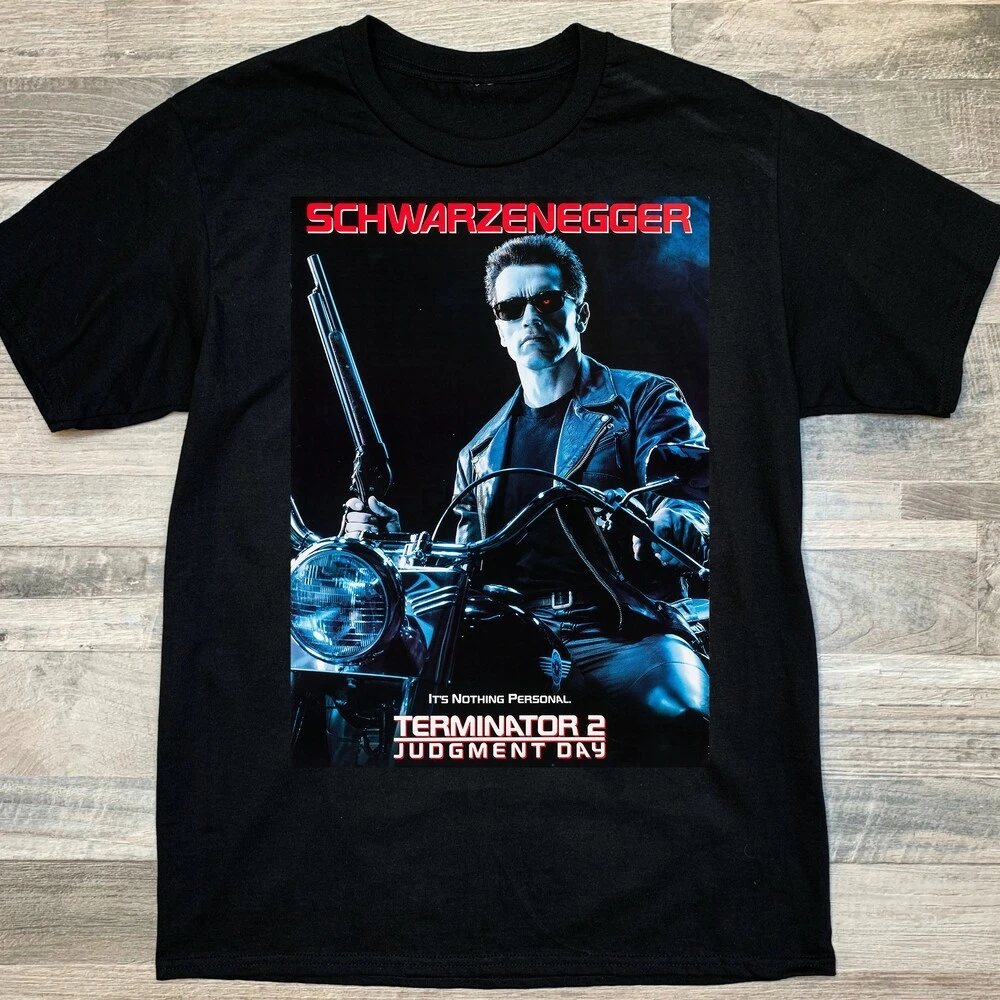 Terminator 2 день суждения (1991) постер рубашки из фильма научная фантастика ретро
