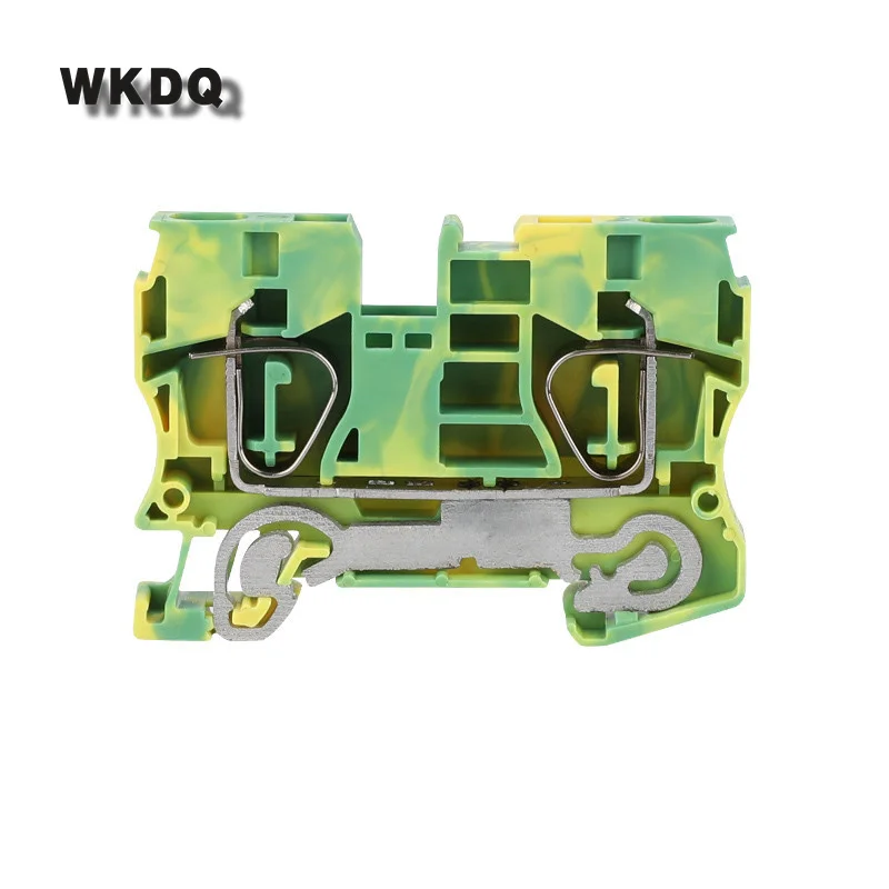 Connettore Elettrico A Terra St10-Pe 5 Pezzi Terminali Di Terra A Gabbia A Molla Da 10Mm Per Morsettiera Protettiva Per Cavi St 10 Pe Su Guida Din