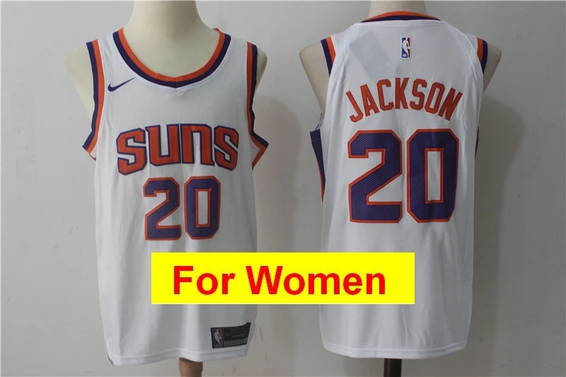Хаки Phoenix Deandre Ayton Josh Jackson DEWIN Booker Steve Nash Charles Barkley женские баскетбольные майки - Цвет: Хаки