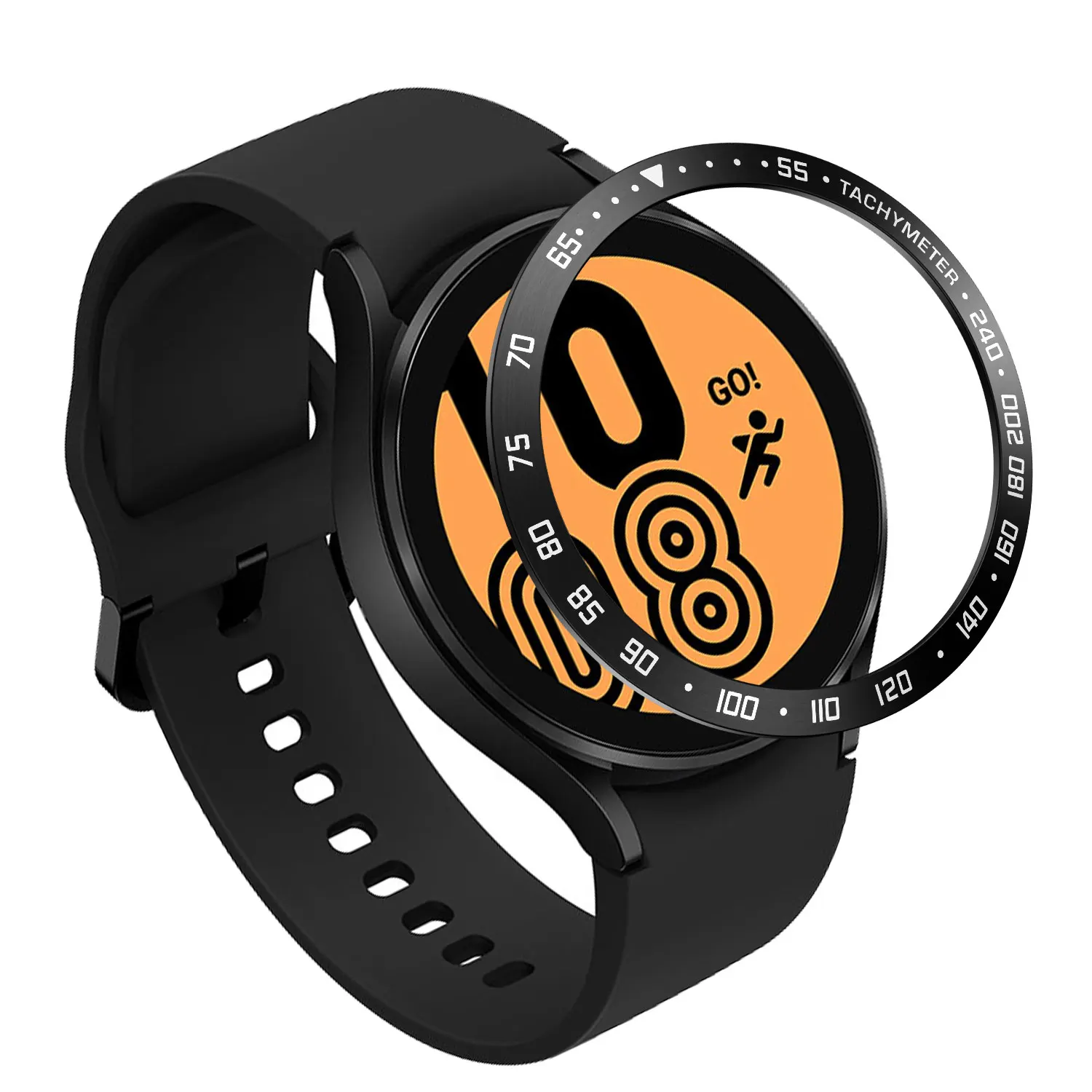 Aluminum Alloy Class Bazel Ring Frame Cover For Samsung Galaxy Watch 4