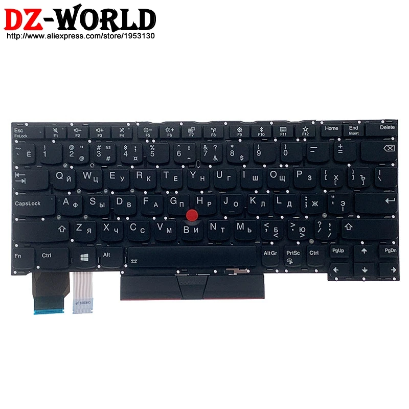 Nuova Tastiera Russa Retroilluminata Ru Originale Per Laptop Lenovo Thinkpad X390 Yoga