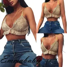 Модные трендовые женские сексуальные топы без рукавов с блестками, облегающие топы с v-образным вырезом, Повседневная Популярная летняя новая Клубная одежда, топы, топики