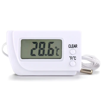 

Mini LCD Digital Thermometer for Freezer Temperature -40 - 70 Degree Refrigerator Fridge Thermometer Indoor Outdoor Probe 1.5M