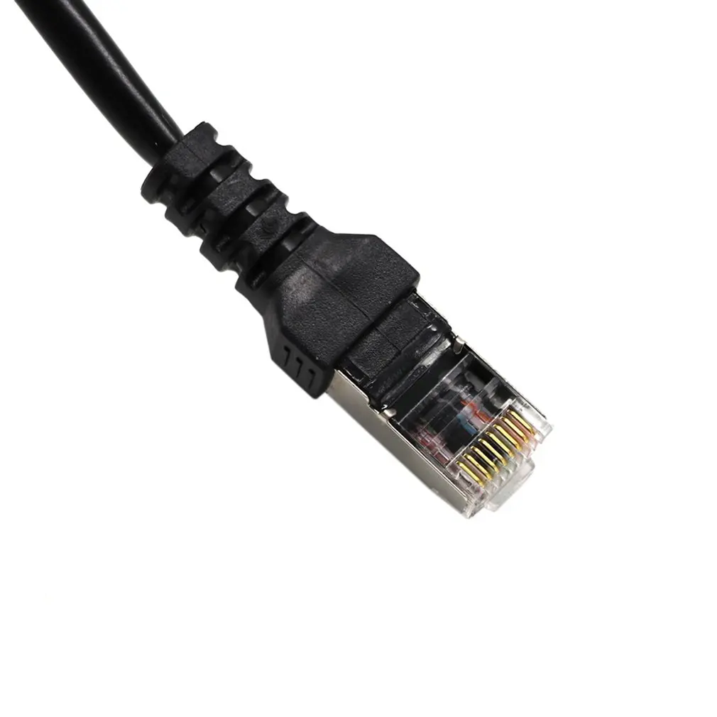 Сплиттер Ethernet RJ45 кабель адаптер 1 папа до 2/3 женский порт LAN Сетевой разъем провод