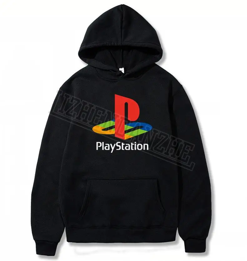 Толстовки PS с капюшоном для игровой приставки Xbox Мужская Уличная одежда в стиле