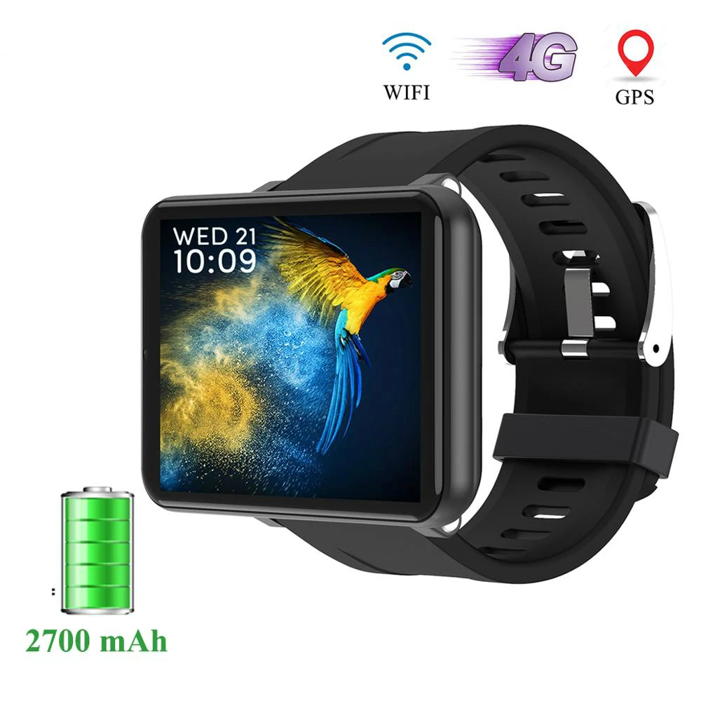 DaWhome LEMT 4G Smart Watch Android 7.1 2.8 Inch 640*480 Screen 3GB + 32GB GPS WIFI 2700mah Big Battery Smartwatch Men