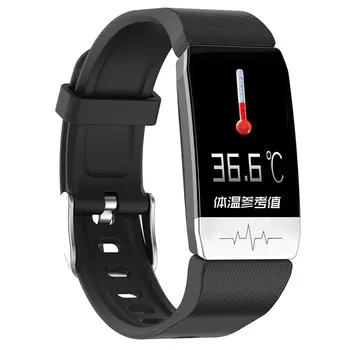 

T1 Smart Bracelet ECG+PPG Heart Rate Blood Pressure IP67 Waterproof Sports Alarm clock Fitness Tracker Smart Band Watch