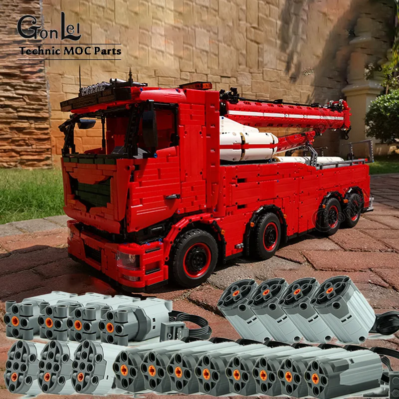 Новый RC Функция мощности Technic MOC 29848 летучая мышь грузовик внедорожный