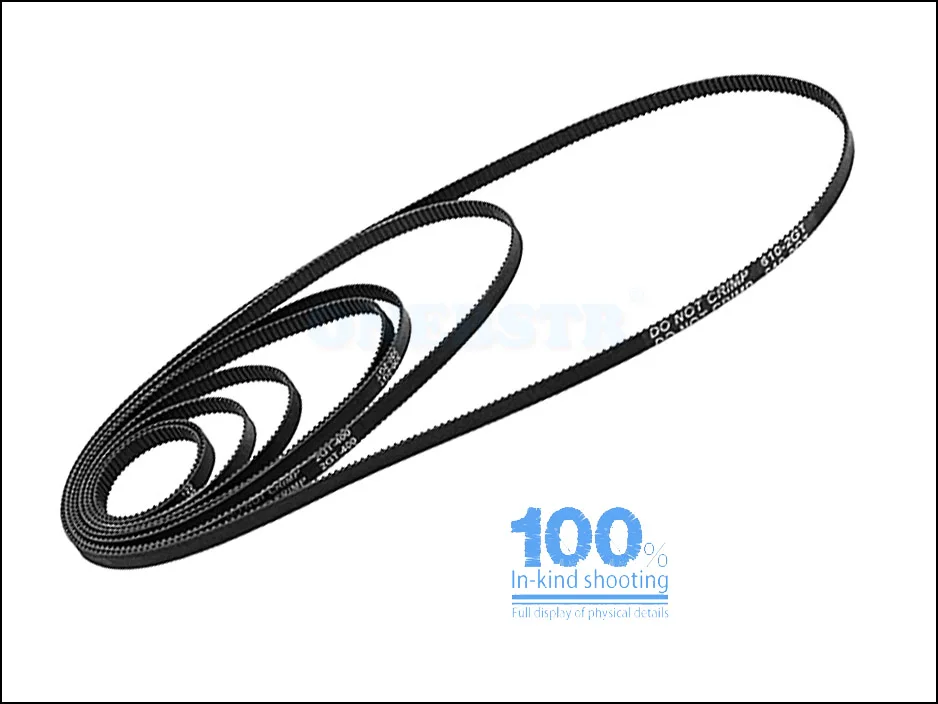 GT2 Closed Loop Timing Belt Rubber 2GT 6mm 110 112 122 158 200 280 300 400 610 752 852 1220 1524 mm Synchronous Belts 3D Printer 11