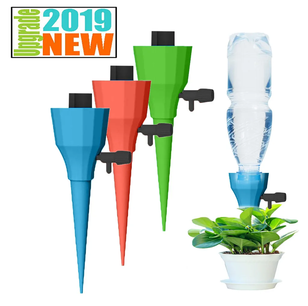 Drip Irrigation System Plant Watering Automatic Spike Adjustable Waterer For Indoor Houseplant Flower Garden Sprinkler