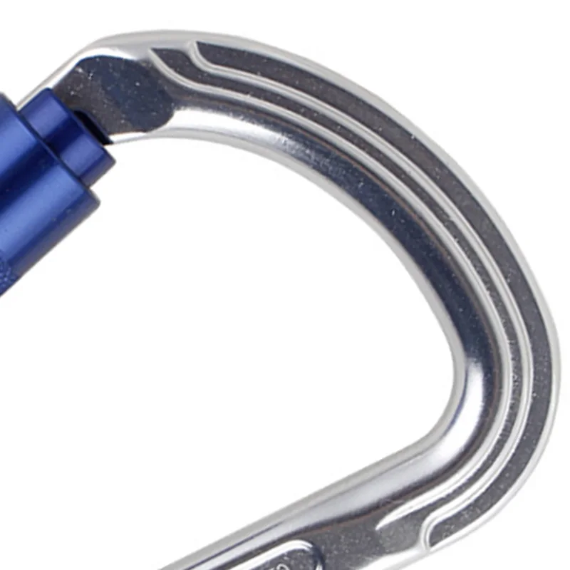 Professional Master Lock Pear-Shape Screw Gates Buckle Lock Carabiner Rock Climbing Equipment Outdoor 30Kn
