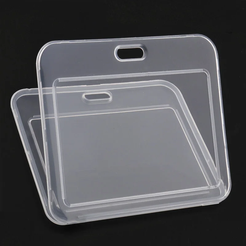 Transparent Two Types Card Women Men Student Bus Card Badge Holder Credit Cards Bank ID school supplies badge holder
