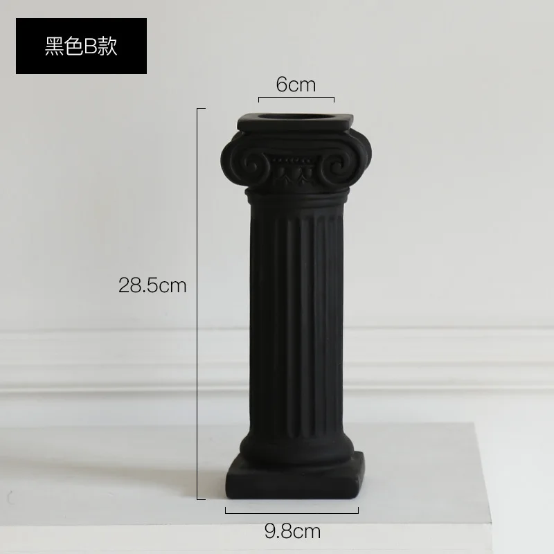 Подсвечник полимерный Римский столбик геометрические настольные подсвечники для украшения домашнего свадебного ужина