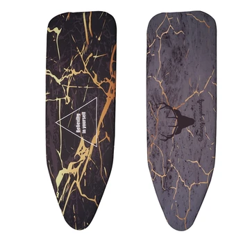 

2Pcs 140X50CM Fabric Marbling Ironing Board Cover Protective Press Iron Folding for Ironing Cloth Guard Protect - 4 & 5