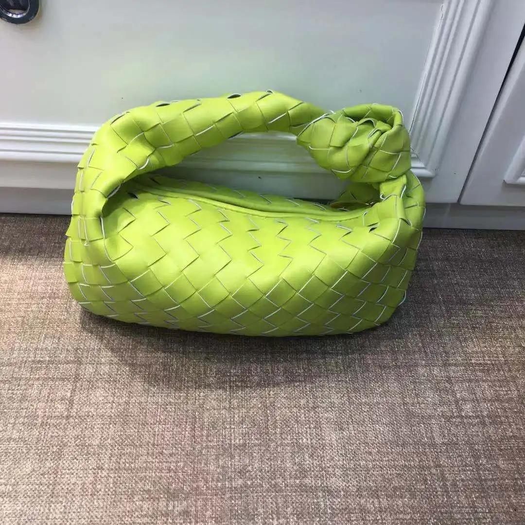 2022 Cow Split Leather Knot Bag Weave Cow Split Leather Handmade Sling Bags Luxury Brand Designer Bags Hobo Totes 