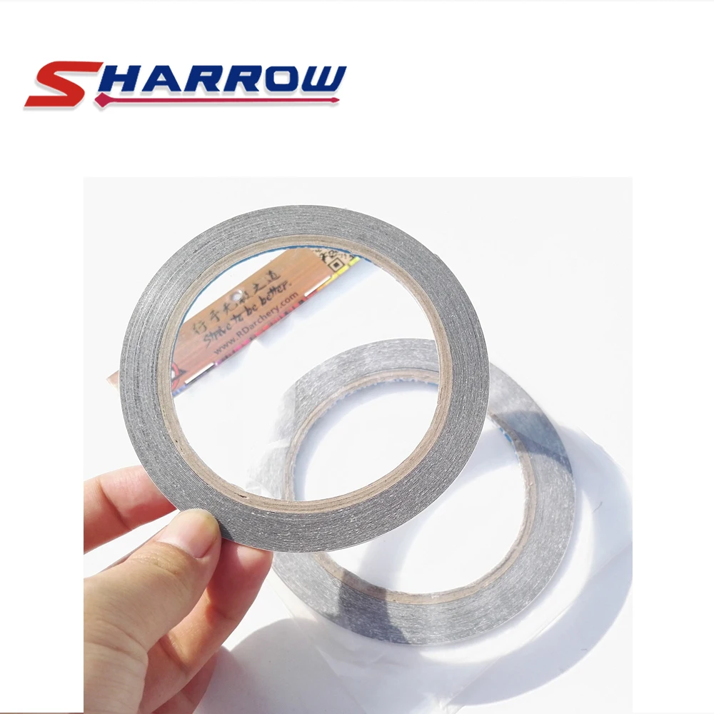 

2pcs 10 MeterArchery Feather Tape White High Viscosity Strong Solid Sticky Archery Arrow DIY Tools Shooting Hunting Accessories