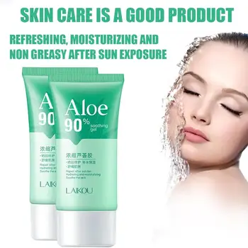 

Aloe Vera Gel Cream Remove Acne Moisturizing Day Cream Soothing Gel Skin Care Repair After Sun Sooth Skin Face Cream 60g