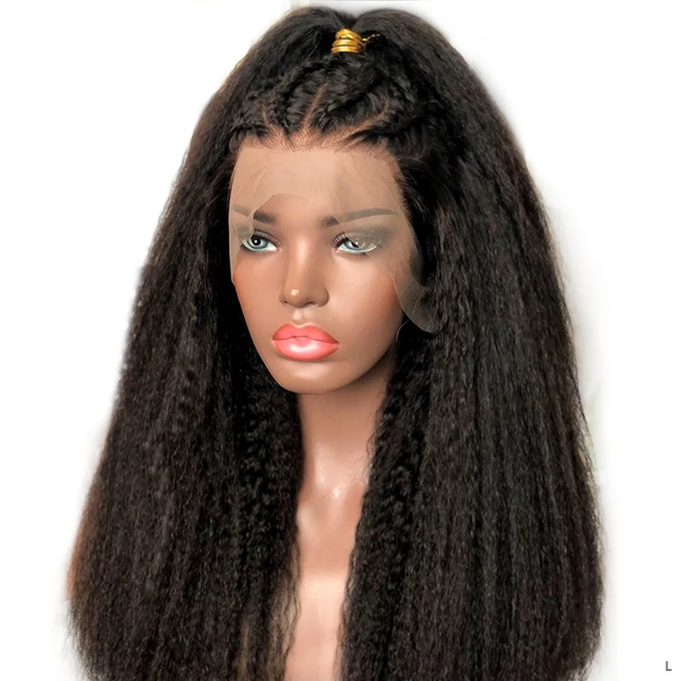 Кудрявые прямые 13x4 Синтетические волосы на кружеве парики из натуральных волос для бразильский Для женщин Волосы remy предварительно вырезанные с детскими волосами отбеливатель узлов Сассун Боб