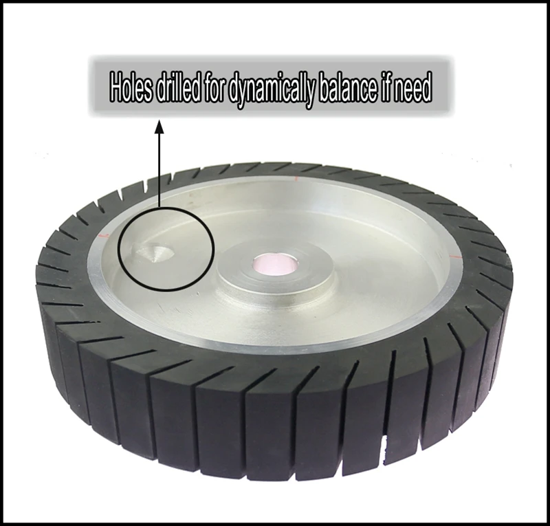 250 x 50 mm Zentrifugalgummi-Expansionsrad, 25,4 cm Expanderrad, 790 x 50 mm Schleifbänder für Motorschleifer – Detail 2