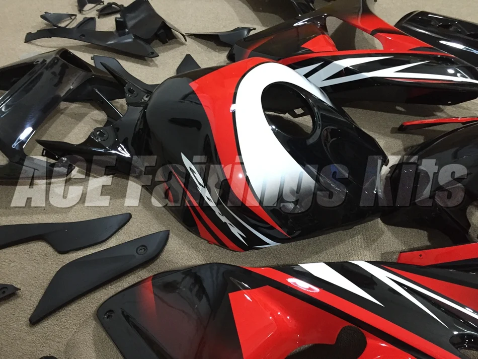 Топ(литье под давлением) ABS Полный комплект обтекателя Подходит для Honda CBR1000RR 06 07 2006 2007 1000RR Обтекатели набор на заказ красный черный