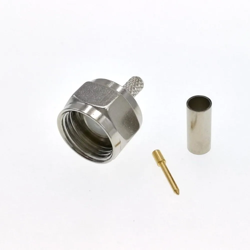 F Male  Crimp RG174 1