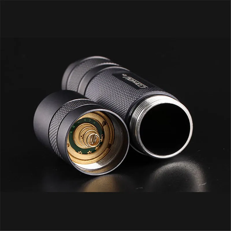 Convoy S2+ серый L2 7135x4 3/5 режимов EDC светодиодный фонарик 18650 для кемпинга, охоты, фонарь, портативный ночник
