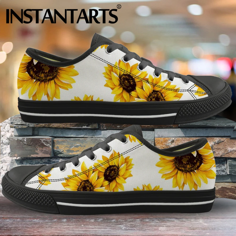 yellow floral shoes