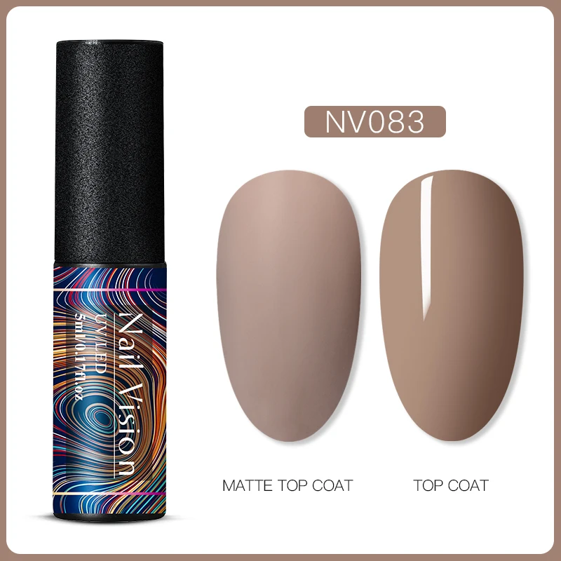 Nail Vision 60 цветов Матовый УФ-гель для ногтей 5 мл чистый цвет матовое верхнее покрытие Впитывающее полуперманентный Гель-лак для ногтей - Цвет: S06678