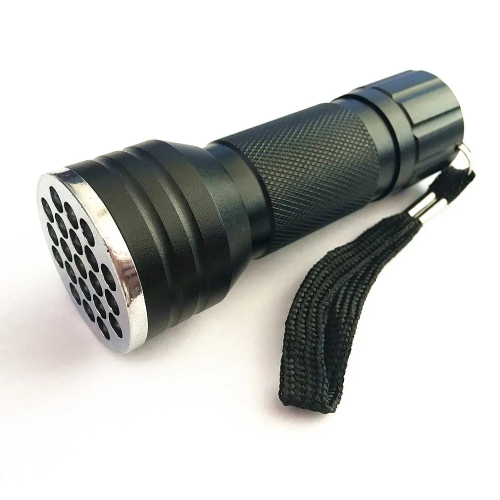 

21 LED UV Torch Light 395nm Multifunction Ultraviolet Flashlight Pet Urine Stain Detector Scorpions Inspection Lamp